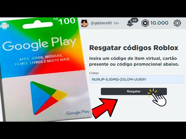 Gift Card Roblox: Como obter até 10000 robux mais barato