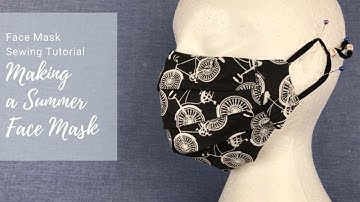 How to Sew the VERY BEST Fitted Fabric Face Mask with Filter Pocket Nose Support FREE PATTERN No.10