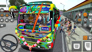 💥Best Lighting Kumaran Bus Simulator Indonesia Difficult Mod Map Android Gameplay Video 
