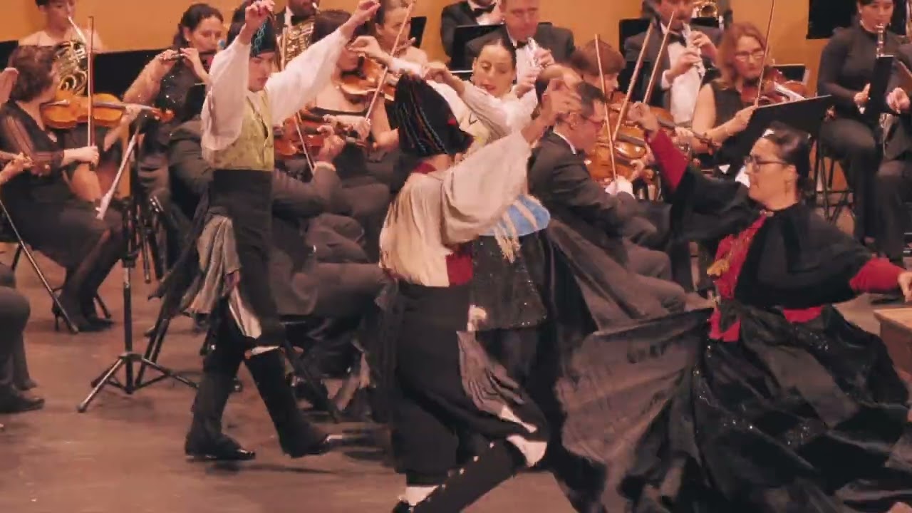 Xota e Muiñeira de Lagartóns coa Orquestra Sinfónica de Pontevedra