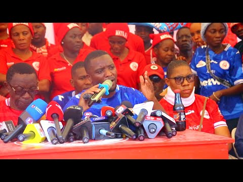 GUMZO AHMED ALLY ATOA KAULI TATA KWA MASHABIKI WAKIFIKA UWANJANI TUTAMNYOA KIKATILI