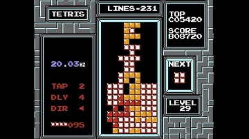 my first 19 start 1.1 million - nes tetris