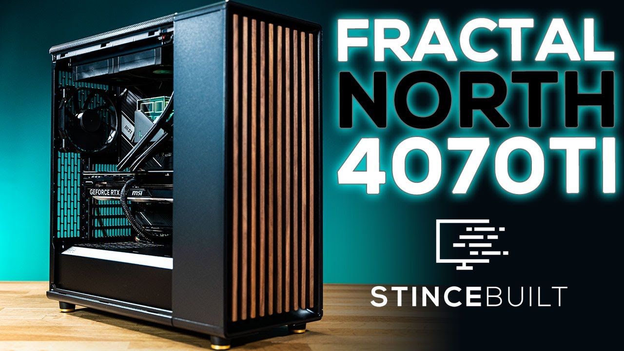 Black Fractal Design North Build 13600k + RTX 4070ti 