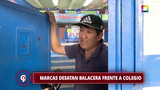 Crónicas de Impacto – JUN 05 - MARCAS DESATAN BALACERA FRENTE A COLEGIO | Willax