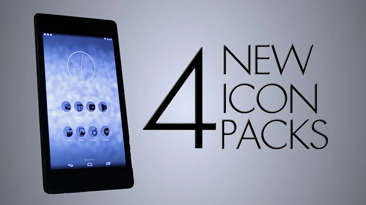 Icon Overview ~ 4 New Icon Packs