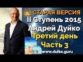 Старая версия - 2 ступень 3 день 3 часть Андрея Дуйко Школа Кайлас 2015 Смотреть бесплатно