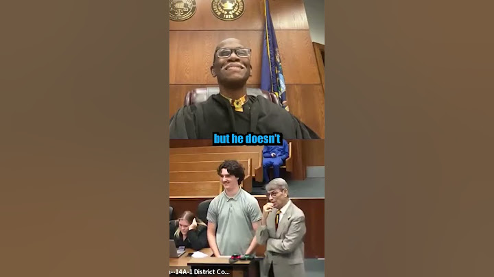Judge Laughs At Young Man's Honesty About Repaying His Parents