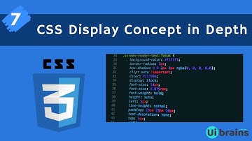 07 CSS Display Property | css tutorial for beginners | Ui Brains | NAVEEN SAGGAM