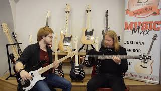Electric Bass Flight EIB-20 and EPB10BK Precision Bass Presentation