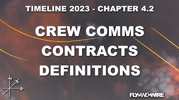 Crew Comms, Contract, Definitions - BVR Timeline - Chapter 4.2