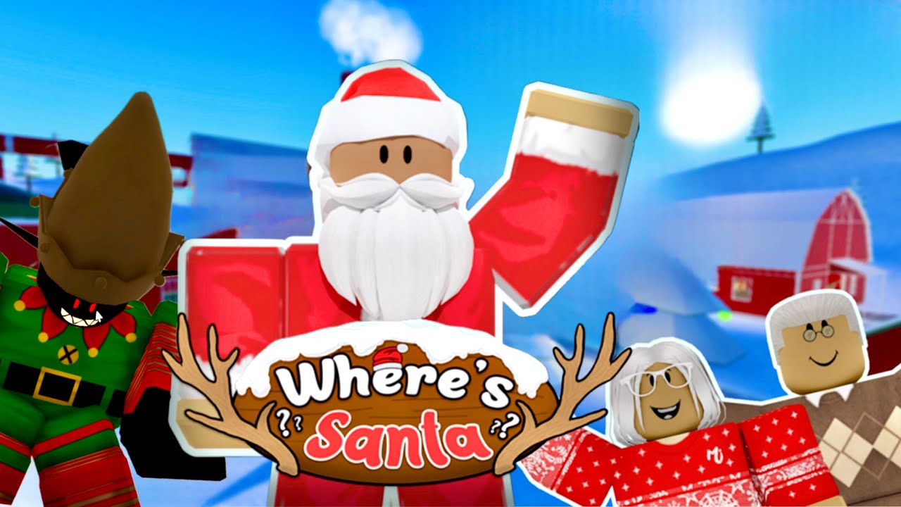 LE PÈRE NOËL A DISPARU! AVEC MES COUSINS ON VA TOUT FAIRE POUR LE RETROUVER! WHERE'S SANTA? ROBLOX