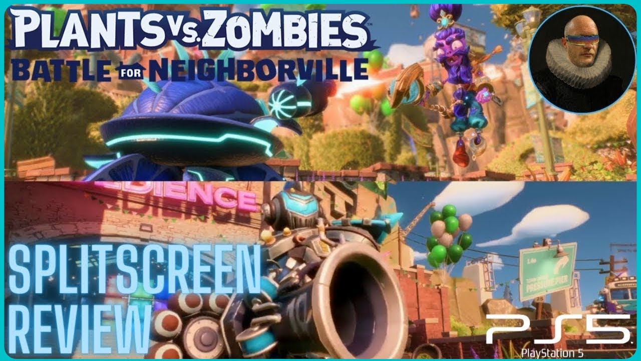 PvZ. Battle for Neighborville Split Screen Review 