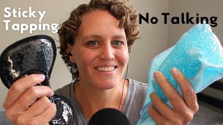 ASMR Sticky Tapping | No Talking | Gel Bead Mask Sounds & Tapping