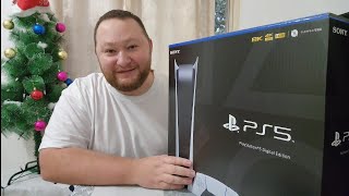 Распаковка Playstation 5. Первый взгляд на DualSense. Японская Цифровая версия PS5. Digital Edition