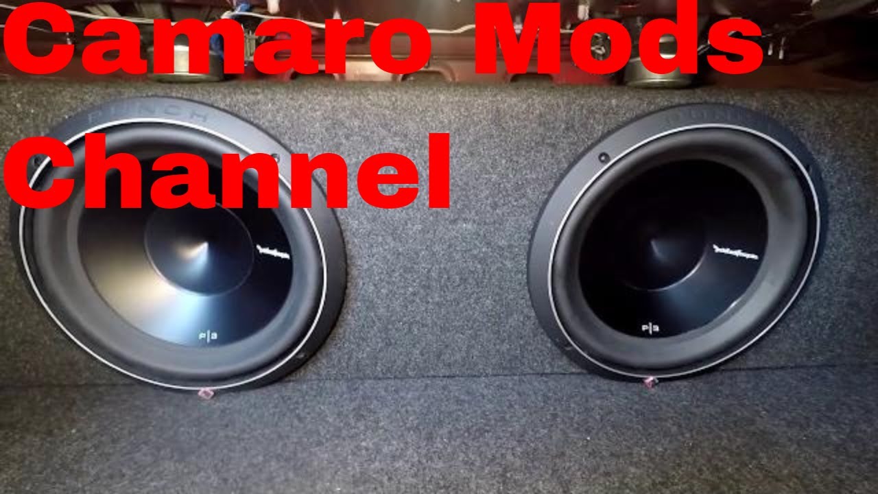Mustang 2-12/" Subwoofer Box Sub Speaker Box charcoal,V1,RearF ZEnclosures 2015