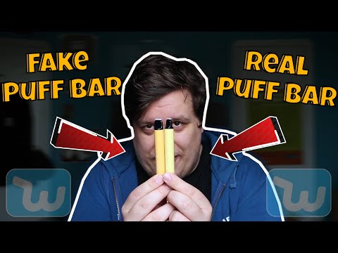 I Bought A Fake Puff Bar On WISH vs A Real Puff Bar
