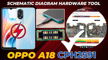 Oppo A18 cph2591 charging not working problem solution | Schematic Diagram | DMR SOLUTION