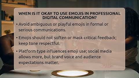 When Is It Okay To Use Emojis In Professional Digital Communication? - Everyday-Networking