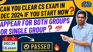 Mission Dec 2024:Are 6 months enough to clear exam?CS Exam December 2024|CS Executive & Professional