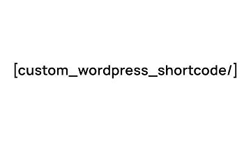 Add Custom Shortcode In WordPress