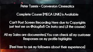 Peter Tzemis course - Conversion Cinematics download