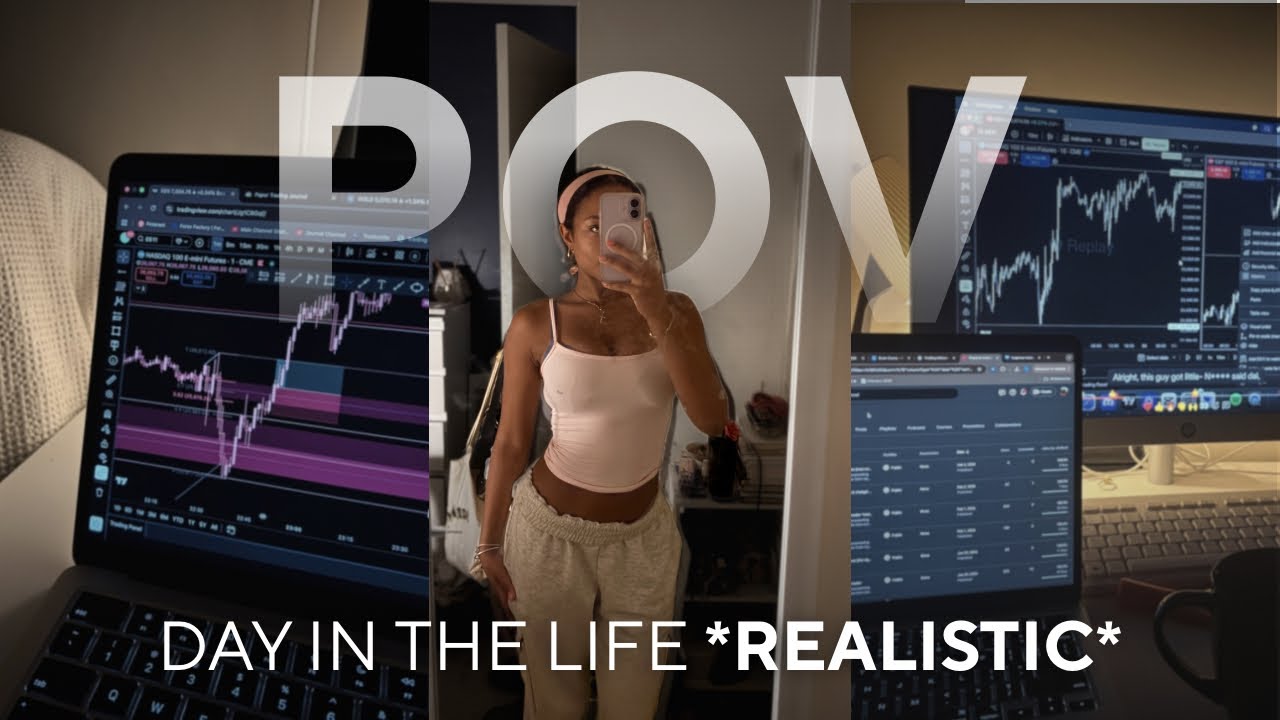 day in the life of a day trader (learning phase) - YouTube
