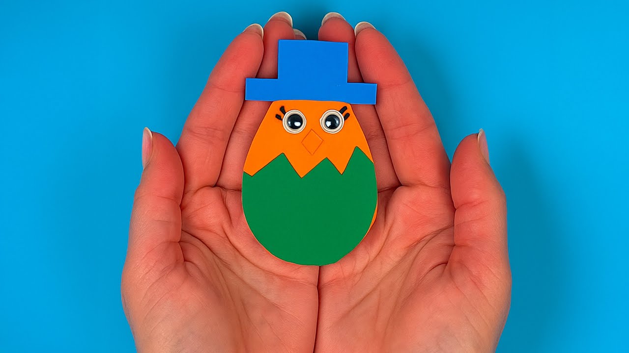 DIY Paper Hatching Chick Egg | Easy & Fun Craft for Kids 