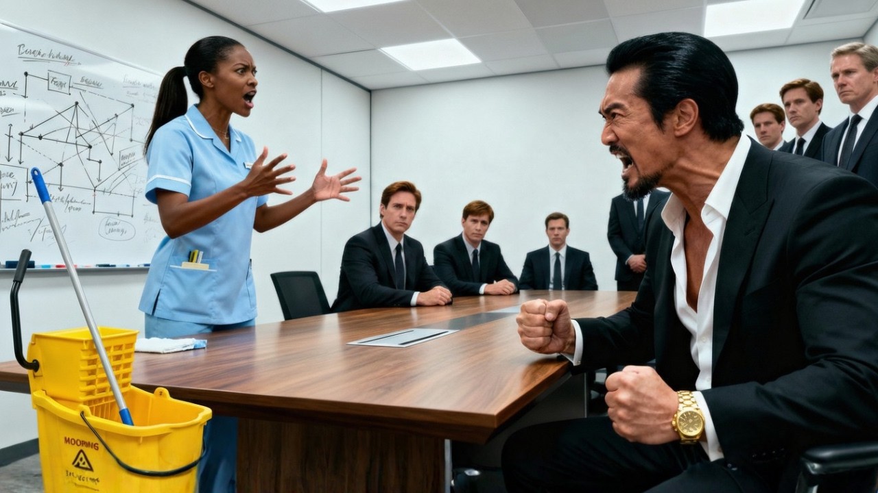 12 Interpreters Failed — But Poor Cleaning Lady Spoke 8 Languages, Shocking the Japanese Mafia Boss