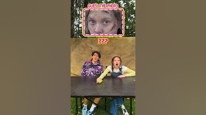 She SCARED ME?! (Guess The Photo) #shorts