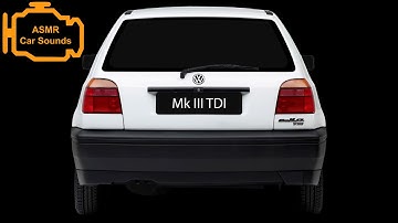 🔈 Volkswagen Golf III 1.9 TDI - 3 Hours Engine L4 Idle Sound | ASMR, Study, Relax, Reduce Stress 🔈
