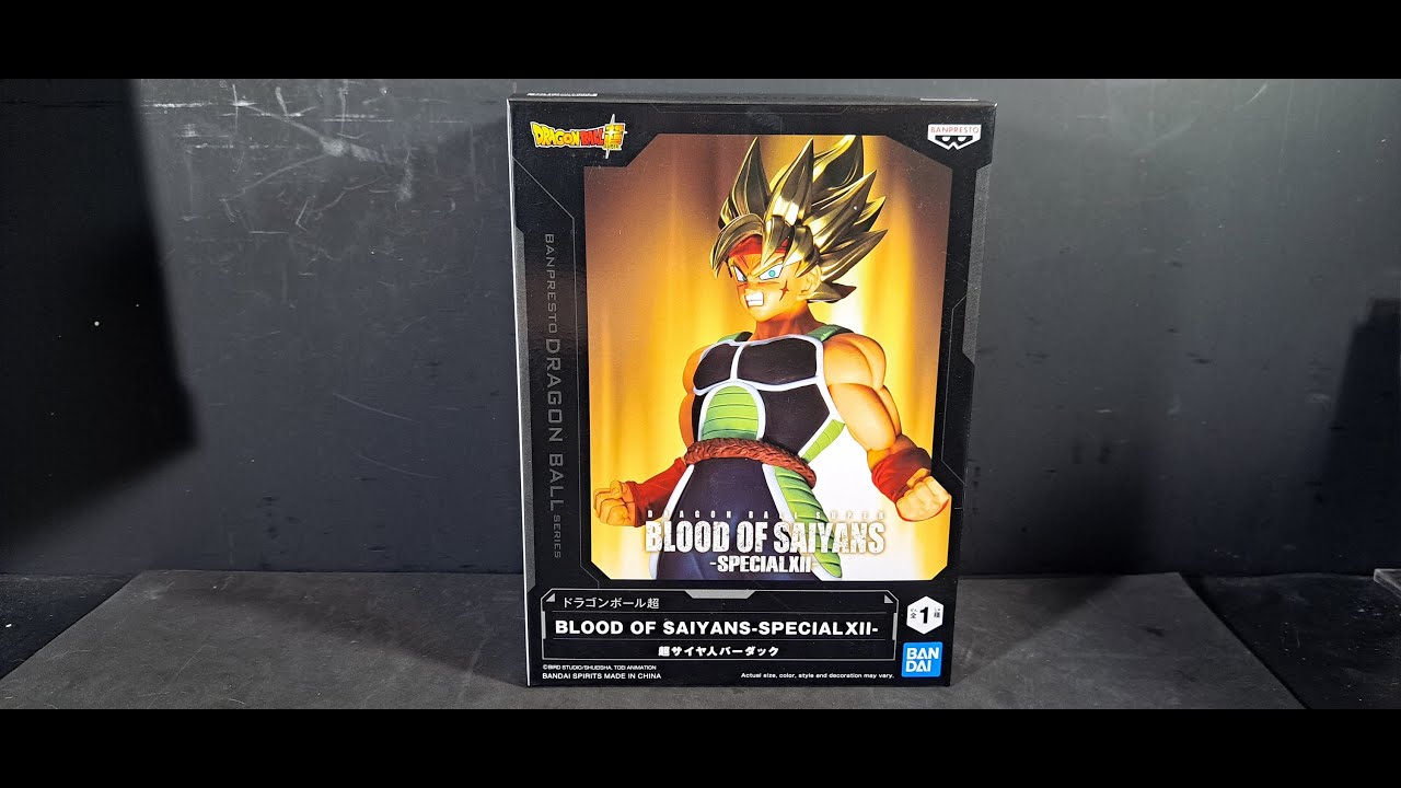 Estátua Banpresto Bandai Dragon Ball Z - Super Sayian Bardock