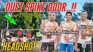 Panas Oleh Spike Bledos Wily, Candra Lalay Lakukan Spike Headshot