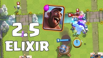 2.5 ELIXIR HOG CYCLE DECK - Clash Royale