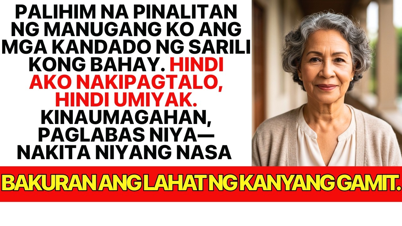 Pinalitan ng Manugang Ko ang Kandado ng Bahay Ko—Kinaumagahan, Nakakalat ang Gamit Niya sa Bakuran