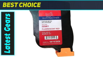 IXINK1 Fluorescent Red Ink: The Smartest Choice for Quadient iX-1 Mailing Machine
