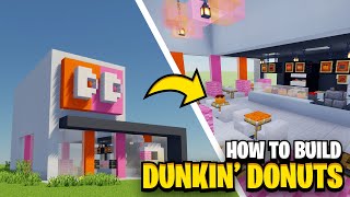 How To Build DUNKIN' DONUTS In Minecraft! screenshot 2