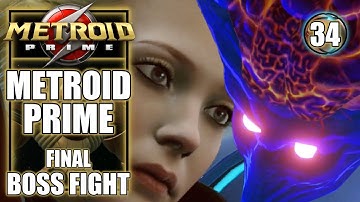 Metroid Prime Remastered - Metroid Prime Final End Boss Fight - Gameplay Walkthrough Part 34