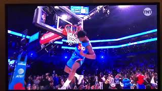 HAMIDOU DIALLO “SUPERMAN” DUNK OVER SHAQUILLE O NEAL! 50\/50 2019 SLAM DUNK CONTEST