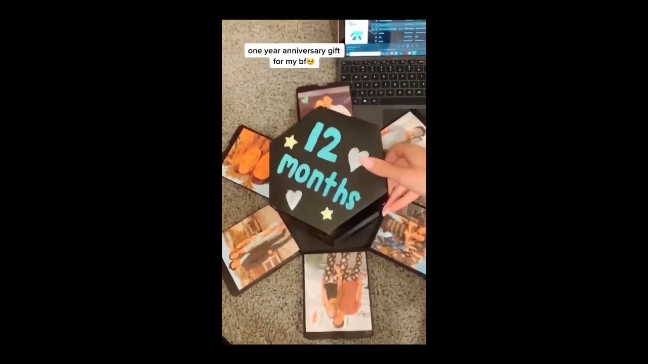 One Year Anniversary Gift For Gf Bf 1st Ideas