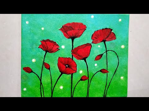 Red Poppies Acrylic Painting Step By Step How To Paint Red Poppies Acrylic Painting Tutorial Myhobbyclass Com Red Poppies Acrylic Painting Step By Step How To Paint Red Poppies Acrylic Painting Tutorial Myhobbyclass Com