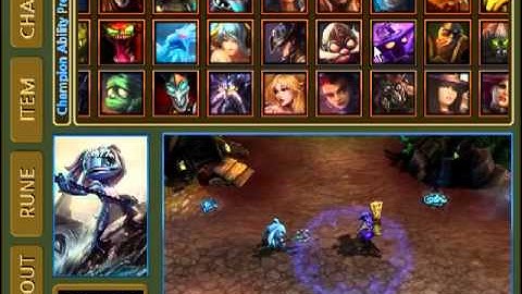 League of Legends Database, Unity3D, LOL, NGUI