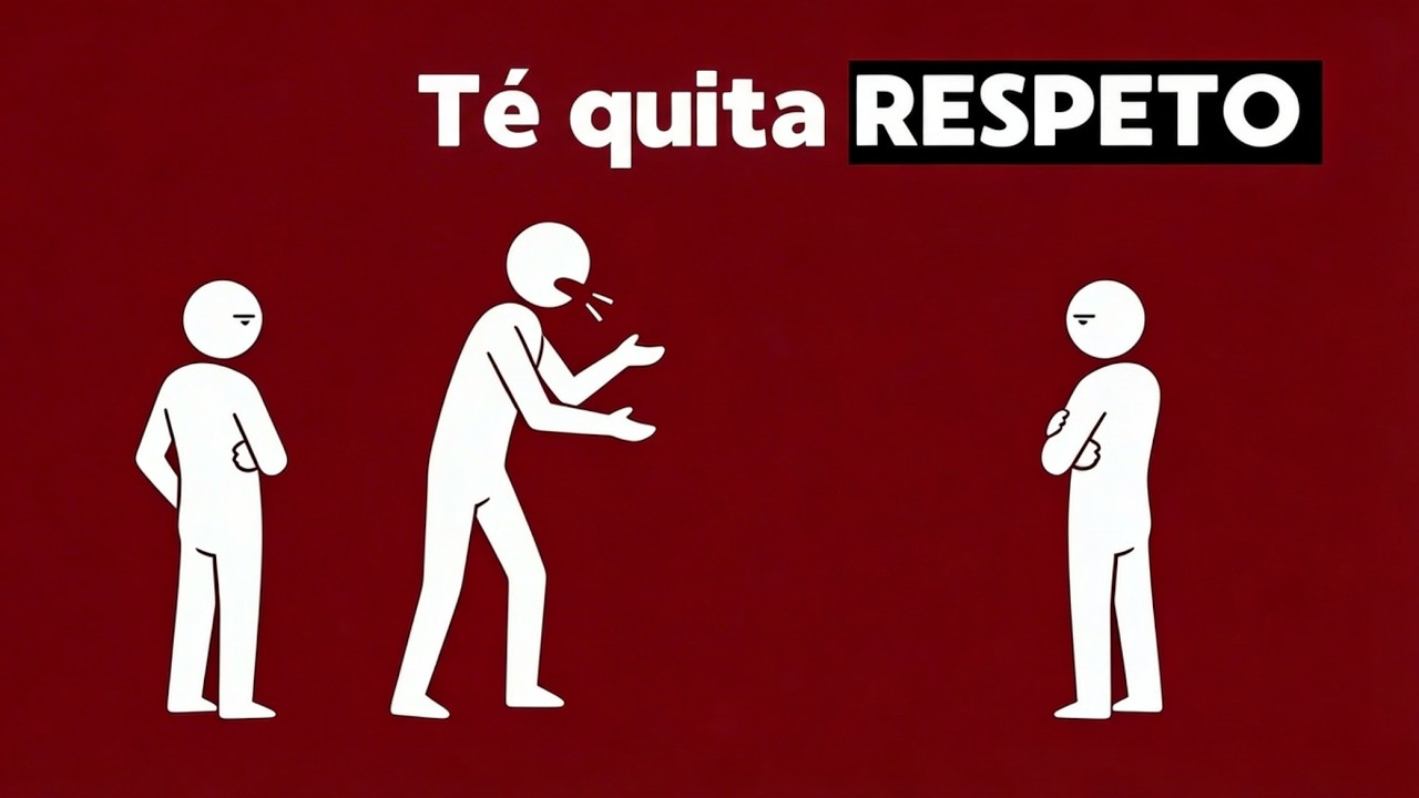Si haces eso, la gente empezará a perder el respeto por ti.