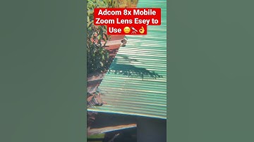 Adcom 8x Mobile Zoom Lens Esey to Use 🙂🔭👌| #adcom #mobilelens #8x #esey #youtubeshorts #useful
