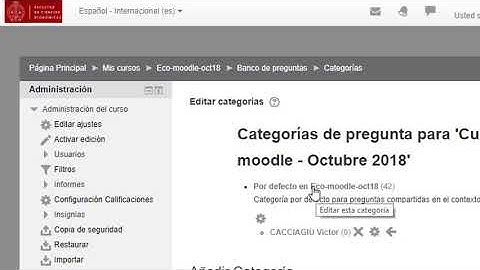 Categorías y Preguntas