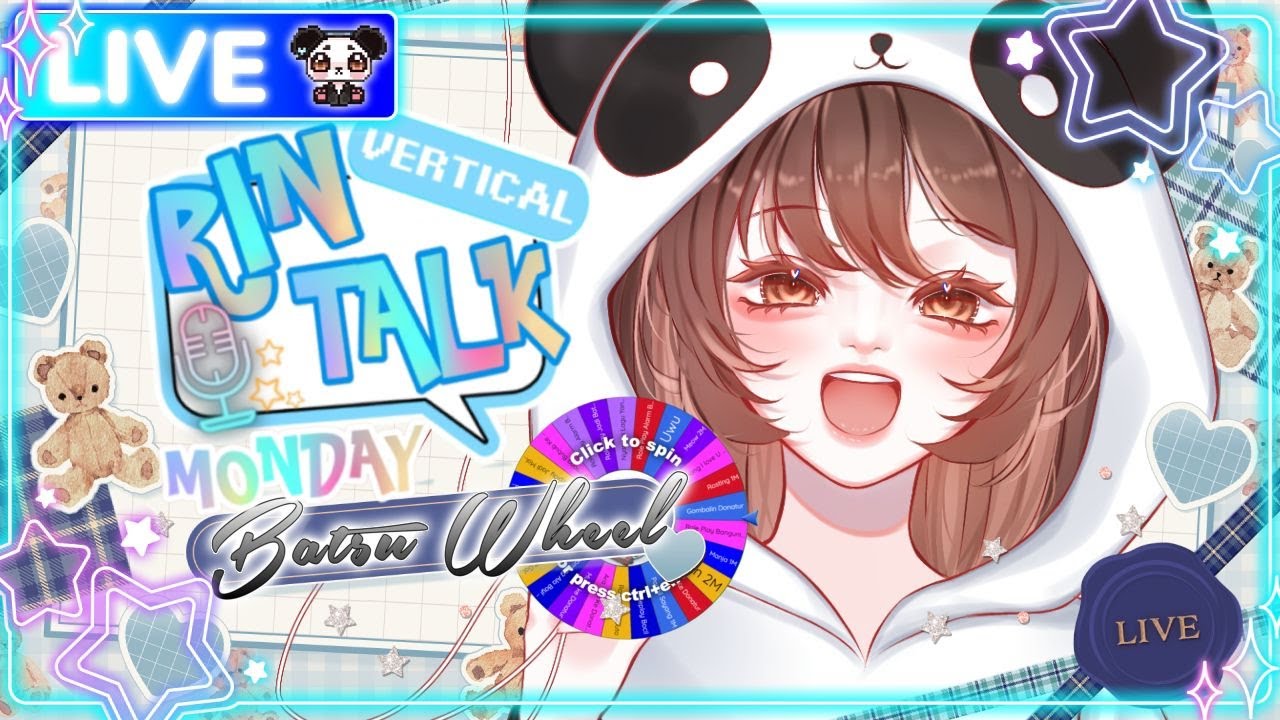 【RINTALK-MONDAY】FREE TALK & BATSU WHEEL HOKI KAH ZONK KAH~ฅʕ´•ﻌ•`ʔฅ♪|