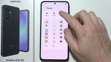 Samsung A36 5G: How to Customize Edge Panel