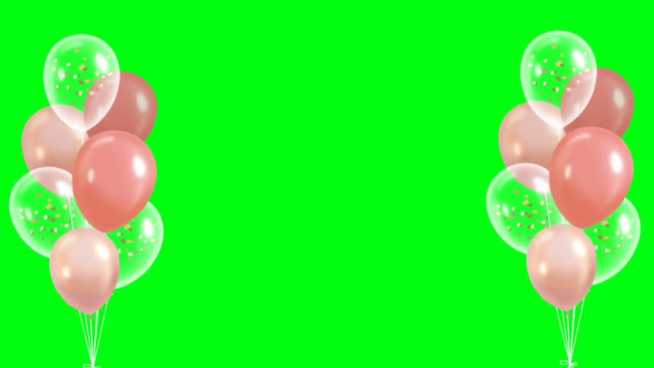 Green Screen Party Baloon Green Screen King YouTube
