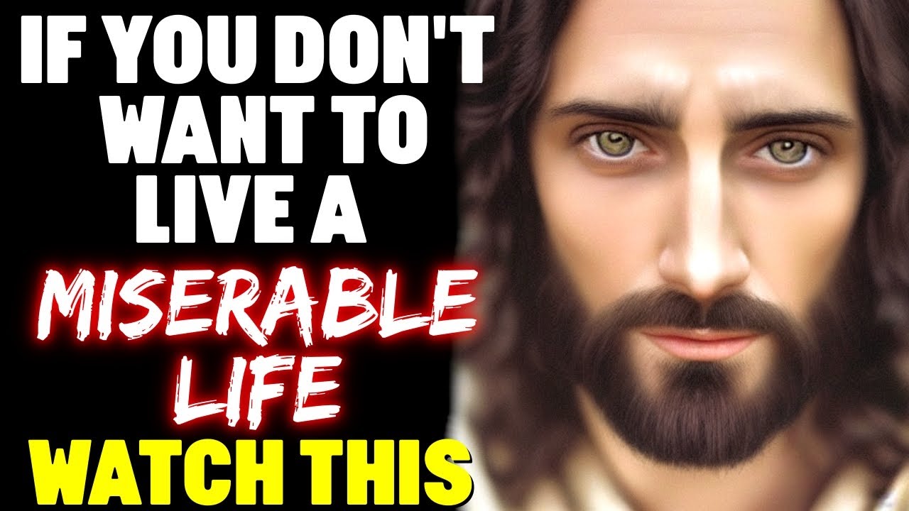 God Doesn't Want You To Live A Miserable Life 👉 Open Now Don't Wait