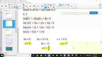 Alg 2: 5.3 Factoring Polynomials Video #1