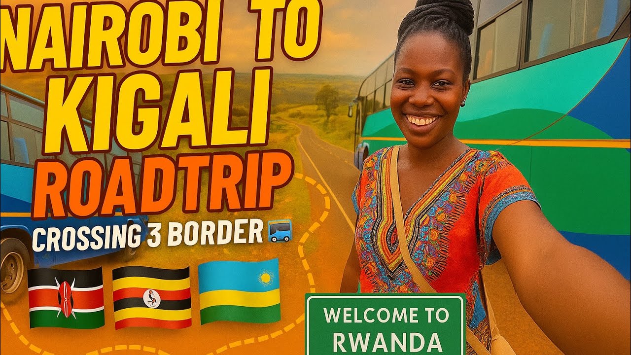 Одиночное автопутешествие по Восточной Африке на автобусе: из Кении 🇰🇪 в Руанду 🇷🇼через Уганду 🇺🇬...